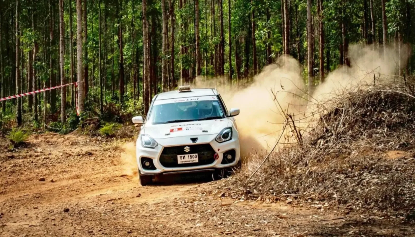 Jason Saldanha and Thimmu Uddapanda Claim Thailand Rally Championship Title
