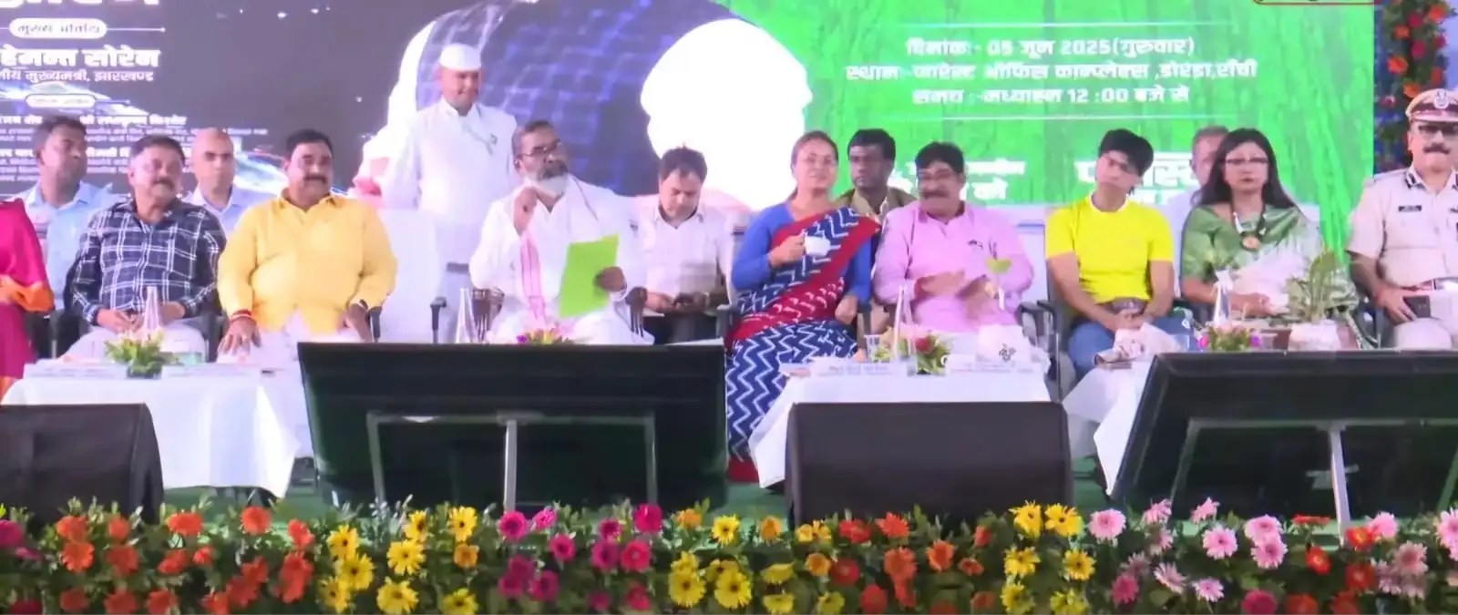 Did Jharkhand CM Hemant Soren Just Inaugurate a New Flyover?