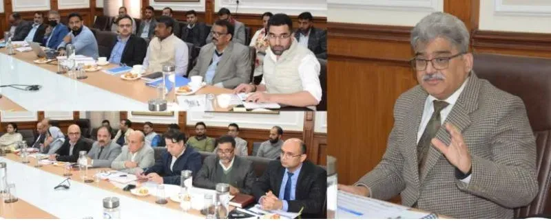 Jammu and Kashmir Chief Secretary Evaluates Health Sector Infrastructure Enhancements