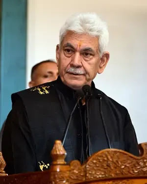 J&K L-G Manoj Sinha Terminates Two Officials for Anti-National Links