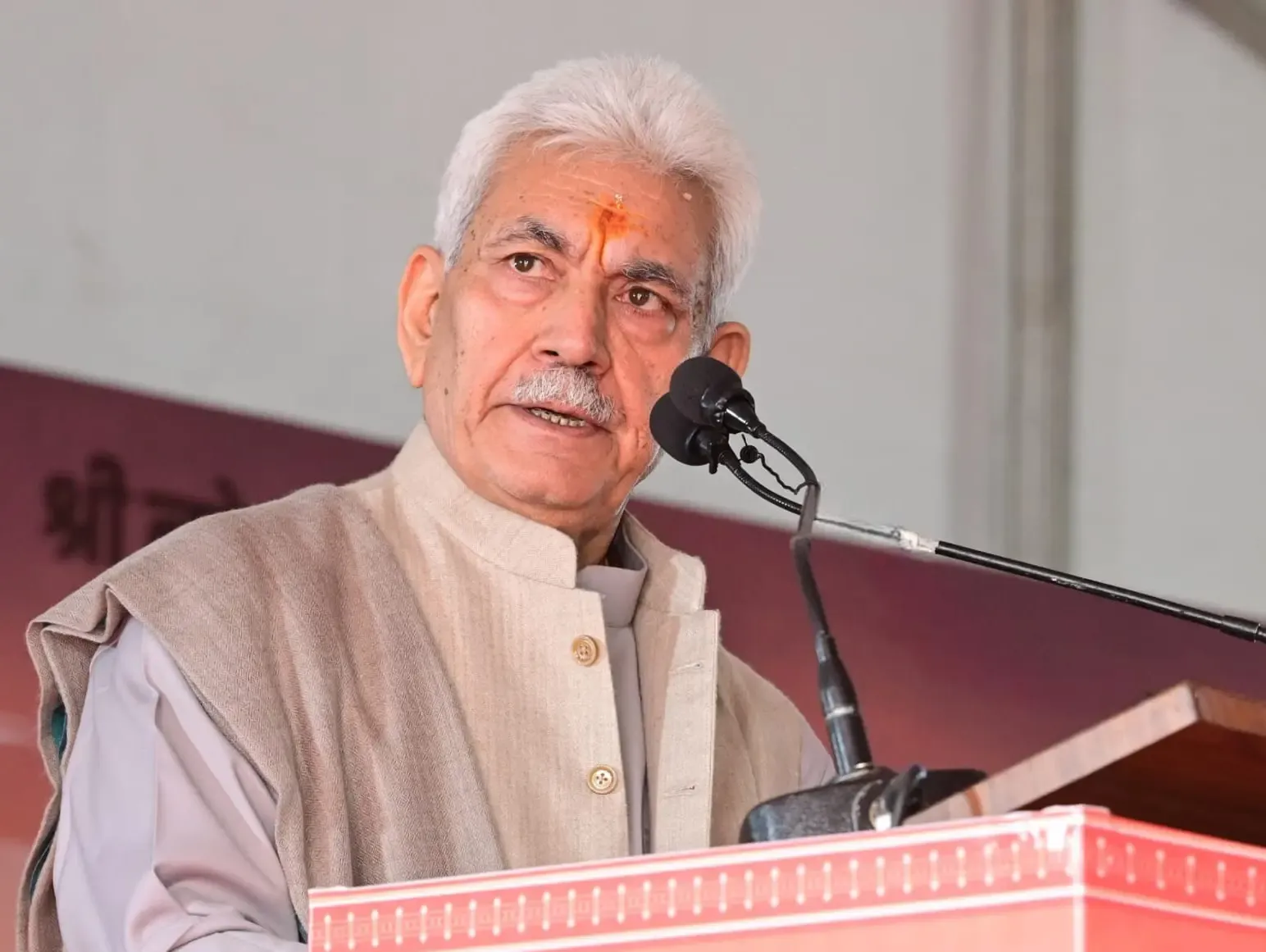 Manoj Sinha to Lead High-Level Security Discussion in Srinagar