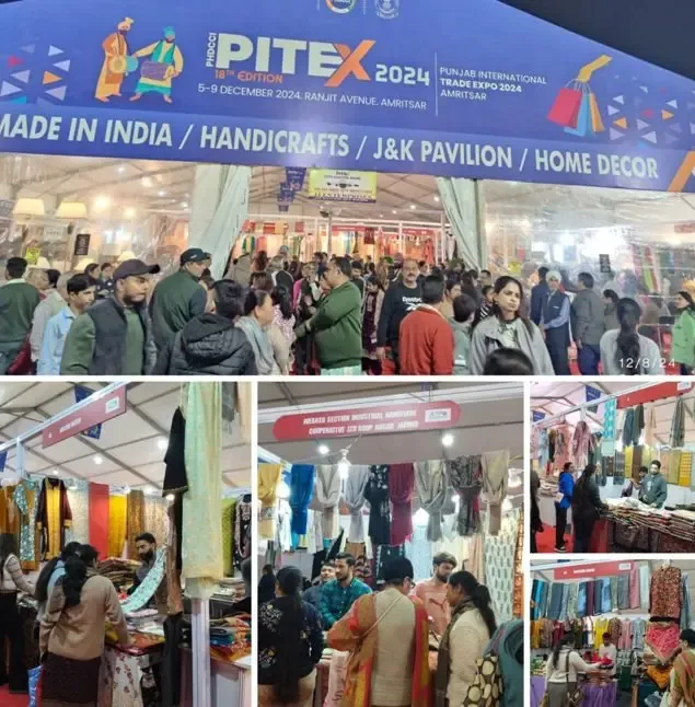 Jammu & Kashmir Pavilion Shines Bright at PITEX 2024 in Amritsar