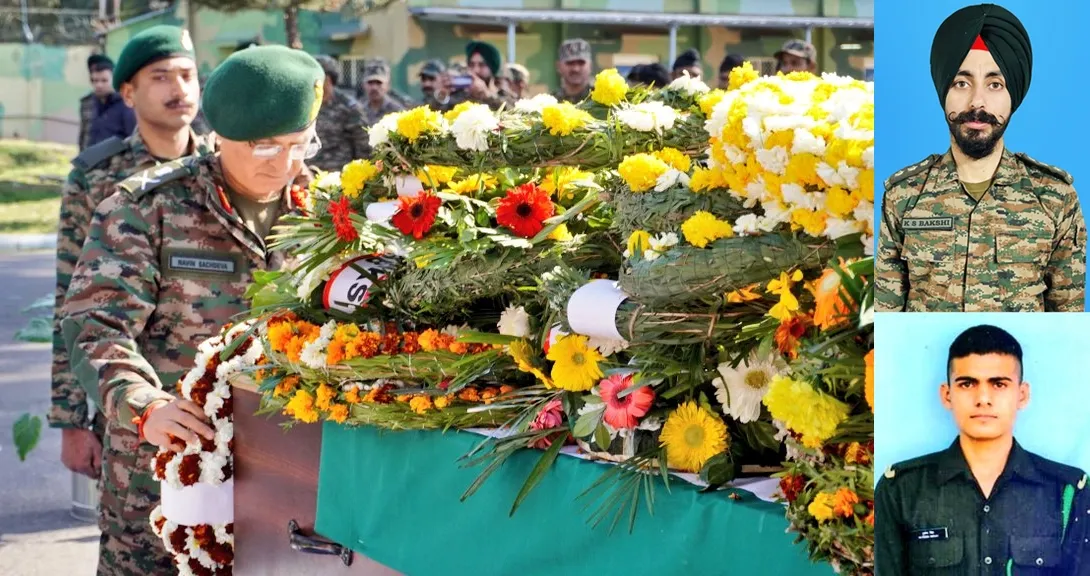 Jammu and Kashmir: Ceremony Honors Two Fallen Soldiers in Akhnoor Sector