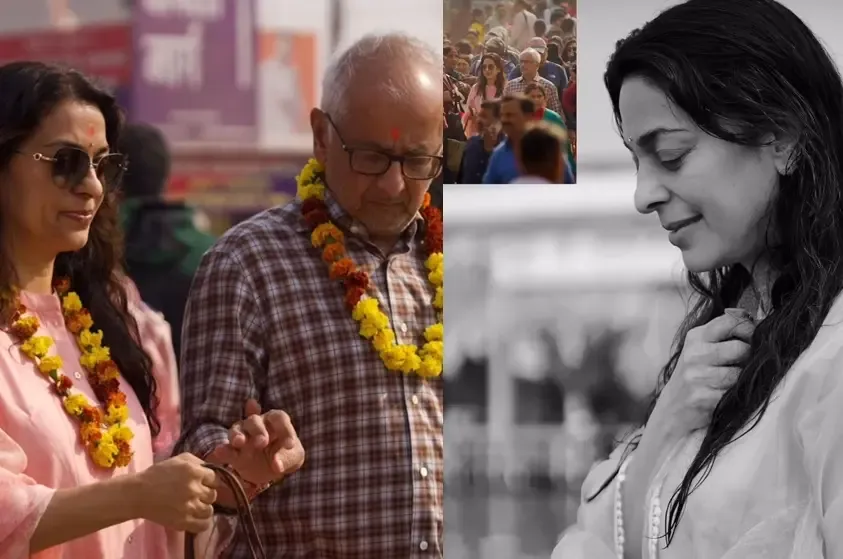 Juhi Chawla's Sacred Dip at Maha Kumbh: A Spiritual Voyage