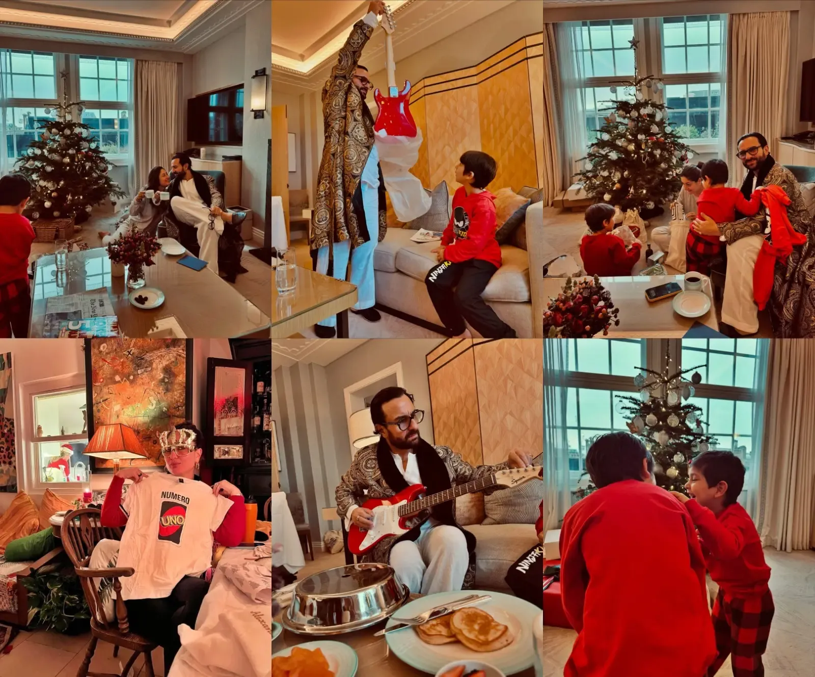 Kareena and Saif Delight Taimur with a Unique Musical Surprise This Christmas