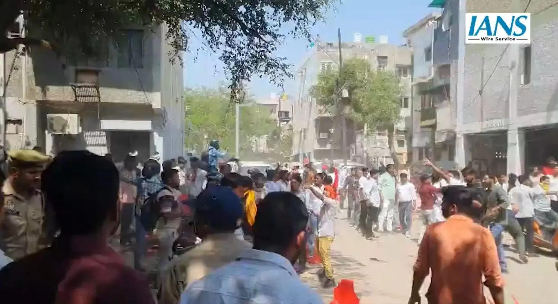 Karni Sena Members Invade SP MP Ramji Lal Suman’s Home, Clash with Law Enforcement
