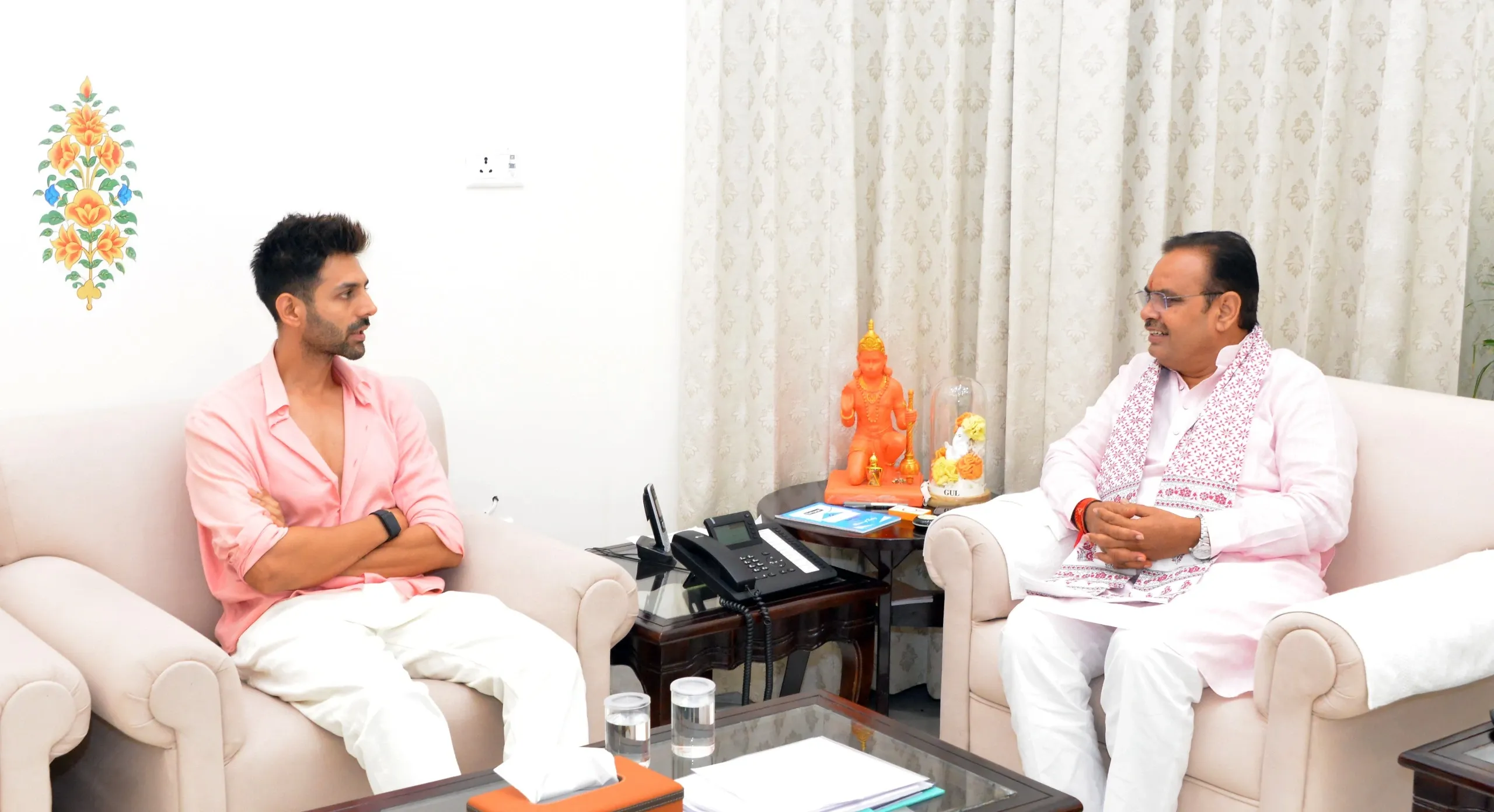 Did Kartik Aaryan Meet Rajasthan's CM Bhajanlal Sharma?