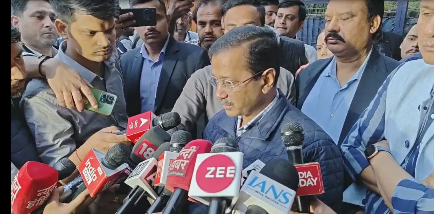 Kejriwal Encountered ‘Water Assault’ During Padyatra