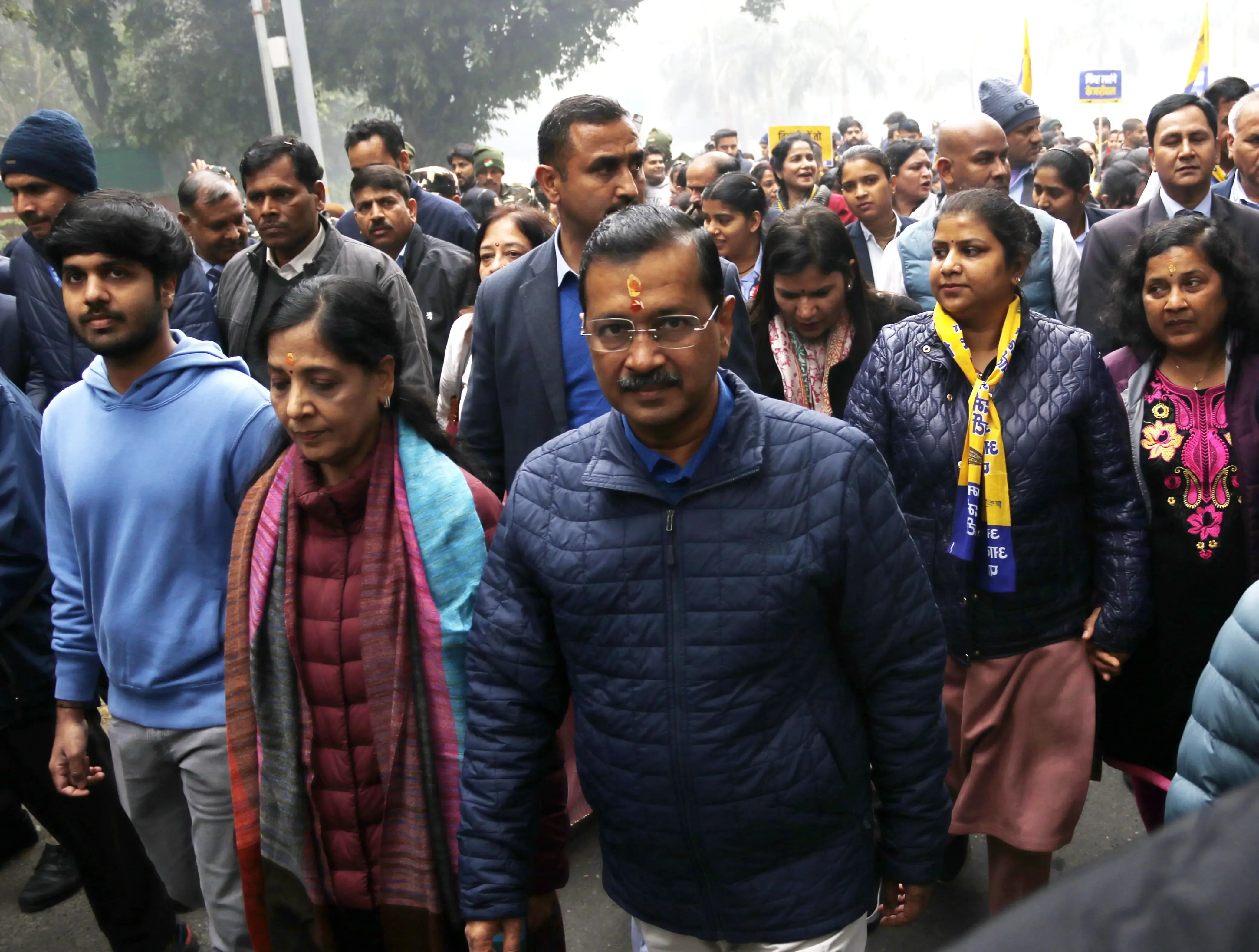 Kejriwal Submits Nomination for New Delhi Assembly Seat
