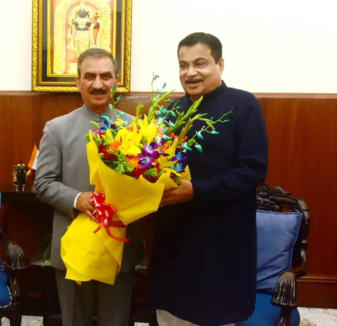 क्या केंद्रीय मंत्री नितिन गडकरी से मिले सीएम सुखविंदर सिंह सुक्खू और मांगी मदद?
