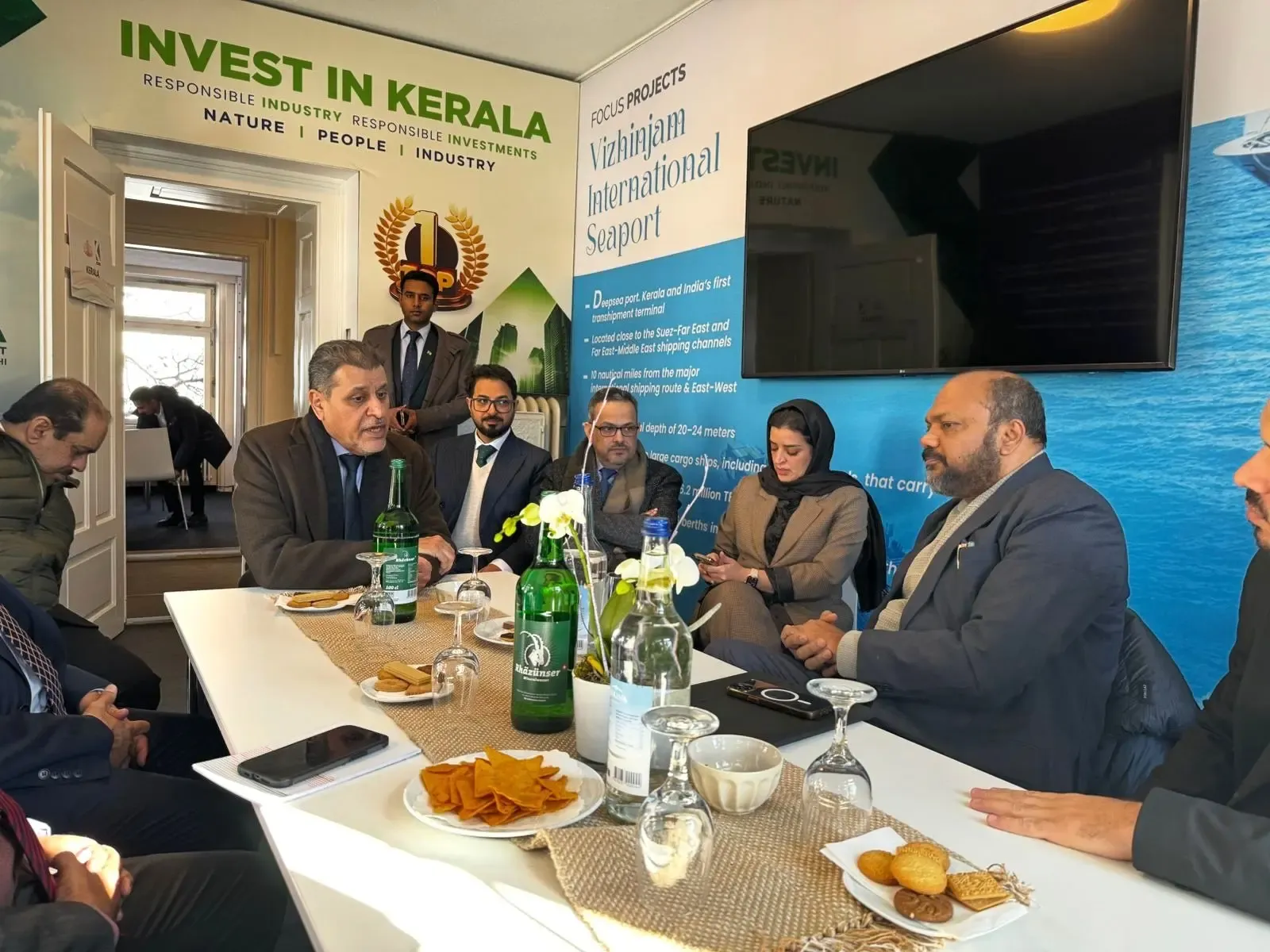 Kerala Highlights Investment Opportunities at WEF in Davos