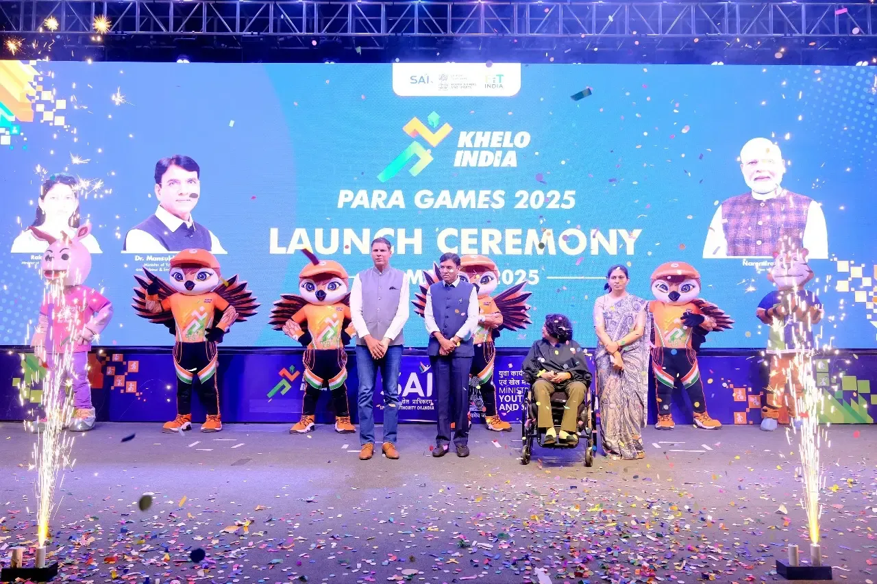 Khelo India Para Games 2025: Anthem, Mascot, and Logo Unveiled with Sports Minister Mandaviya