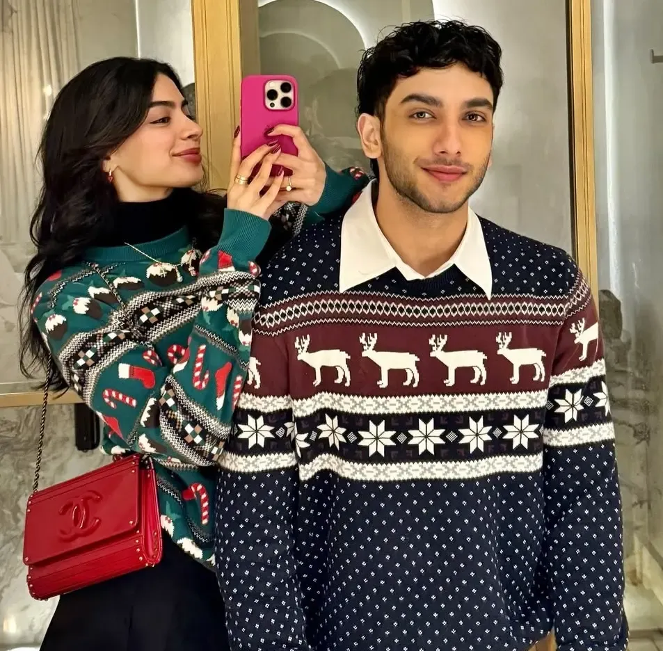 Khushi Kapoor Reveals Fun Moments from Her Sweater Party with Vedang Raina