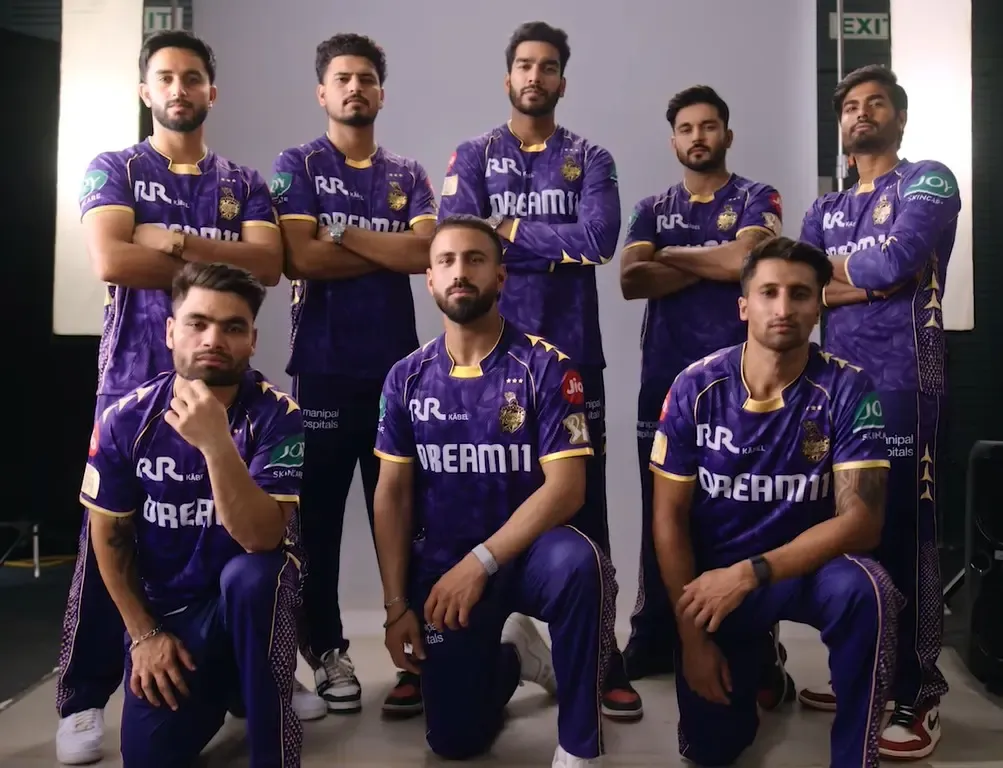 KKR Launches New Jersey Featuring Three Stars for IPL 2025