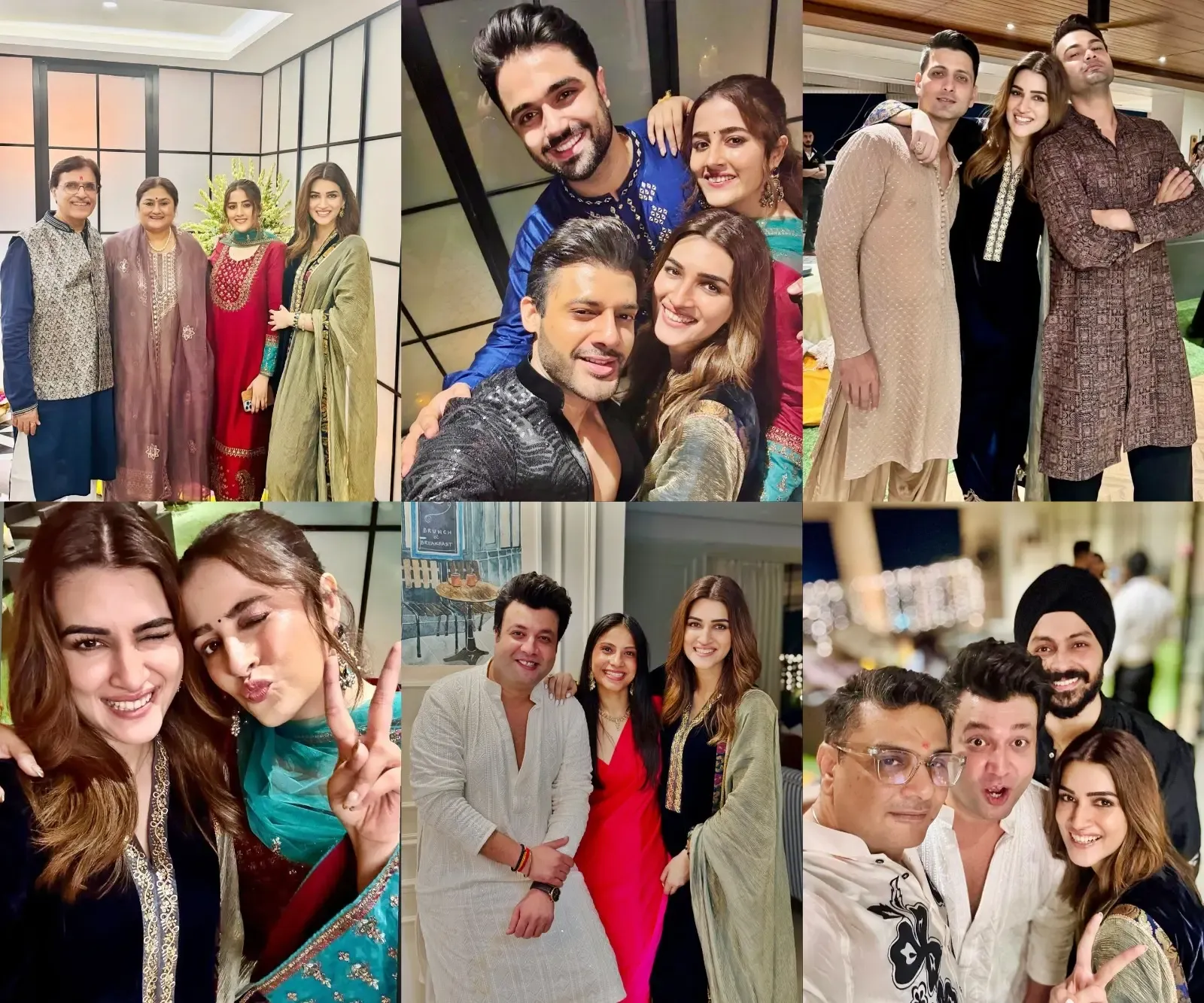Kriti Sanon Enjoys Family Time During Lohri Festivities