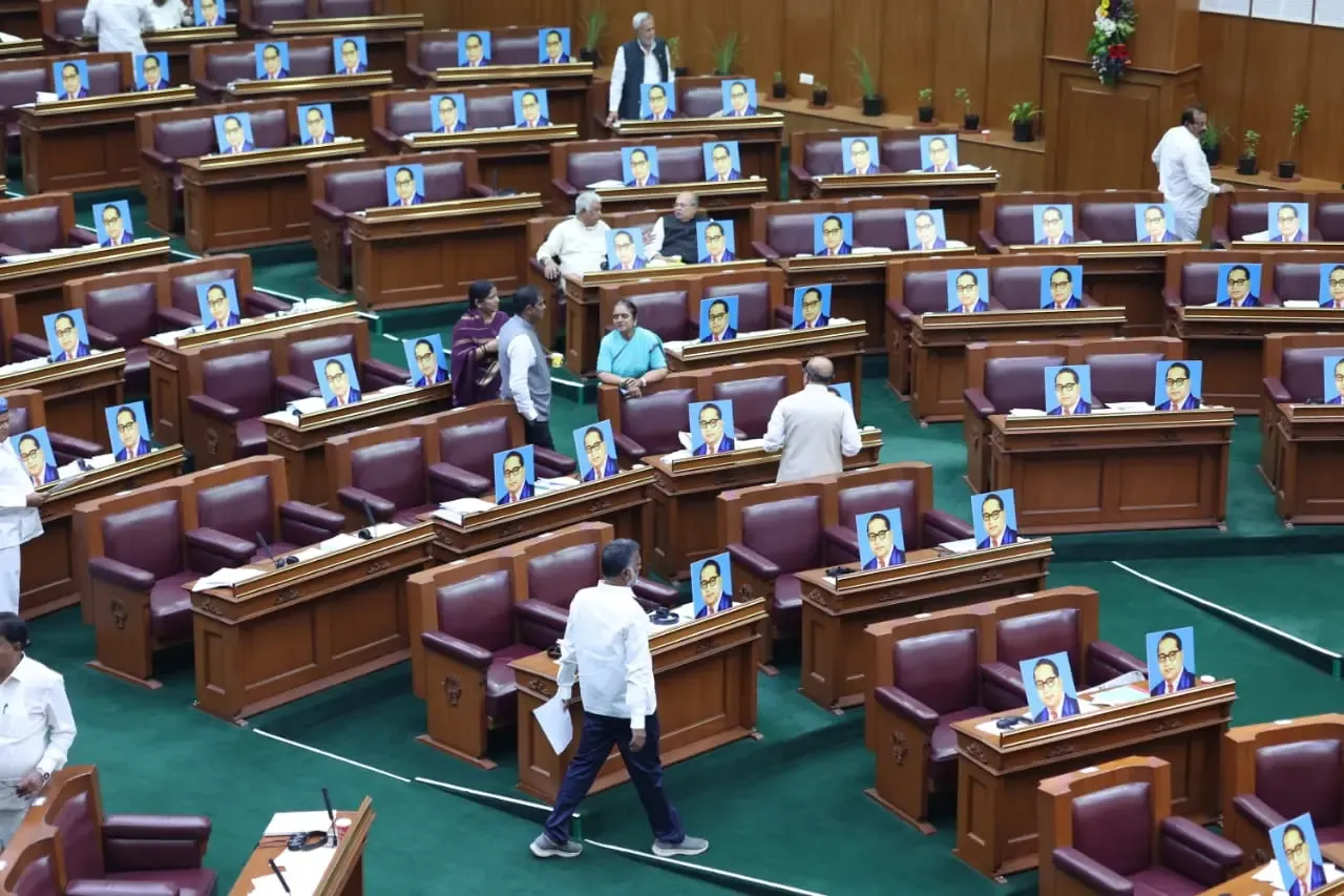Protests Erupt in Karnataka Assembly Over Amit Shah's Comments on Ambedkar; BJP Launches Counter-Protest