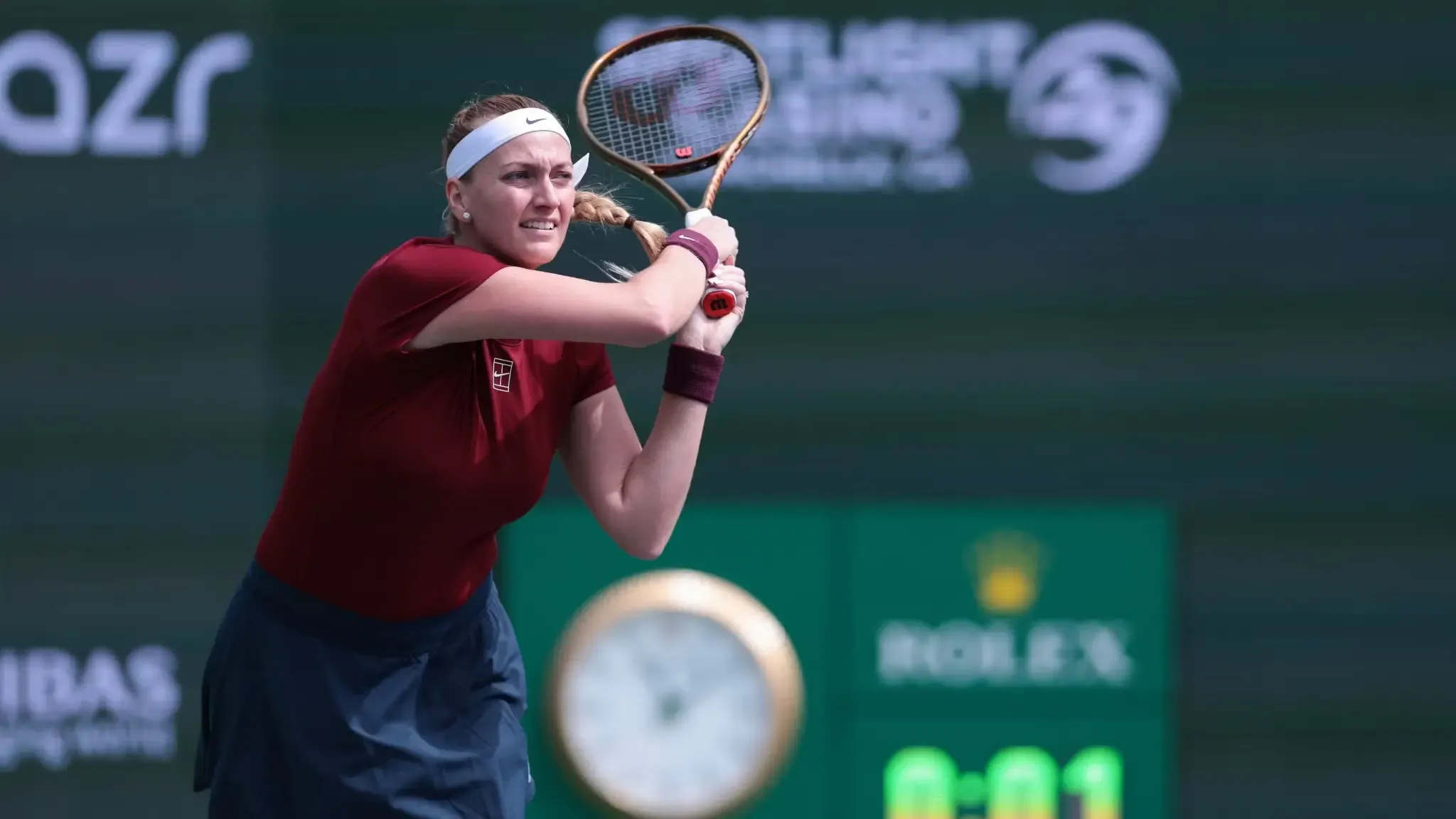 Kvitova Exits Early at Indian Wells