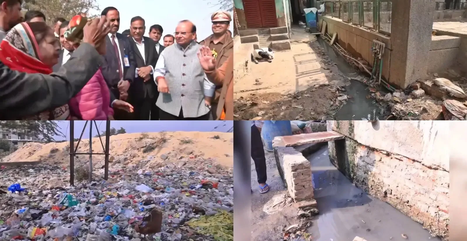 L-G Saxena Inspects Areas in Delhi, Describes Residents' Situation as Distressing