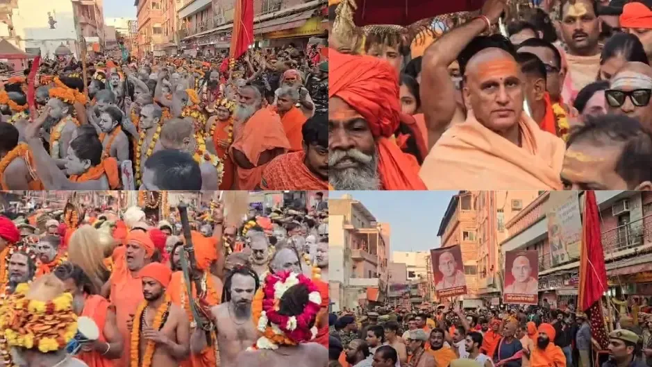 Tens of Thousands of Naga Sadhus and Devotees Gather at Kashi Vishwanath for Maha Shivratri