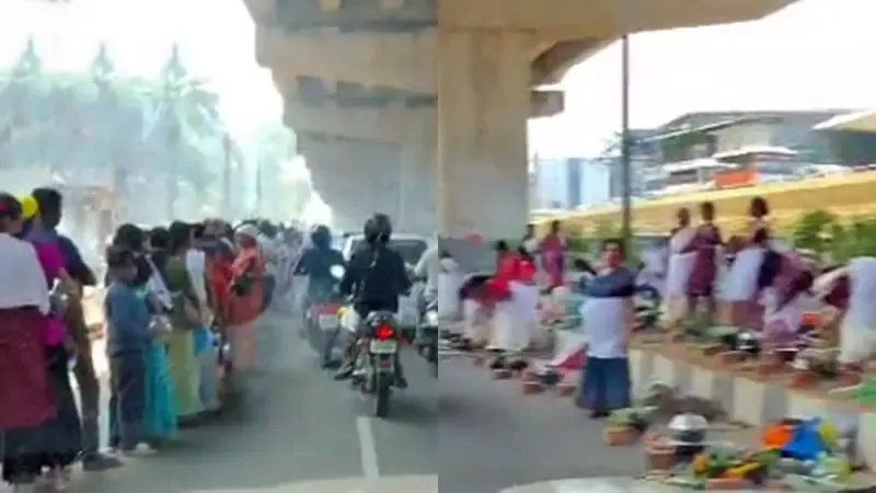 Millions of Women Join the Celebrated Attukal Pongala Festival in Thiruvananthapuram