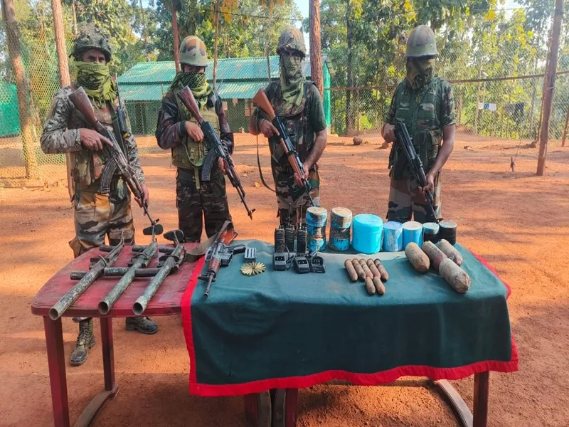 Major Recovery of Weapons and Ammunition in Manipur