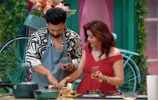 Laughter Chefs 2: Rahul Vaidya Confounded by Rubina Dilaik's Unique Vocabulary