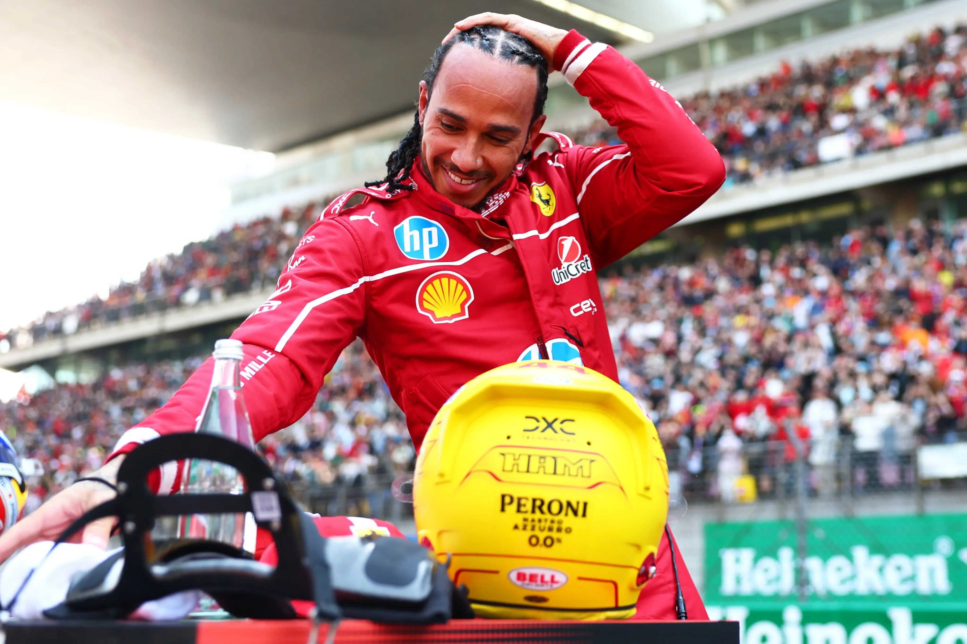 Hamilton Responds to Critics After Ferrari Sprint Victory