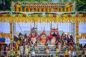 Tattoo of Lord Jagannath on Foreign Woman's Thigh Causes Uproar in Odisha