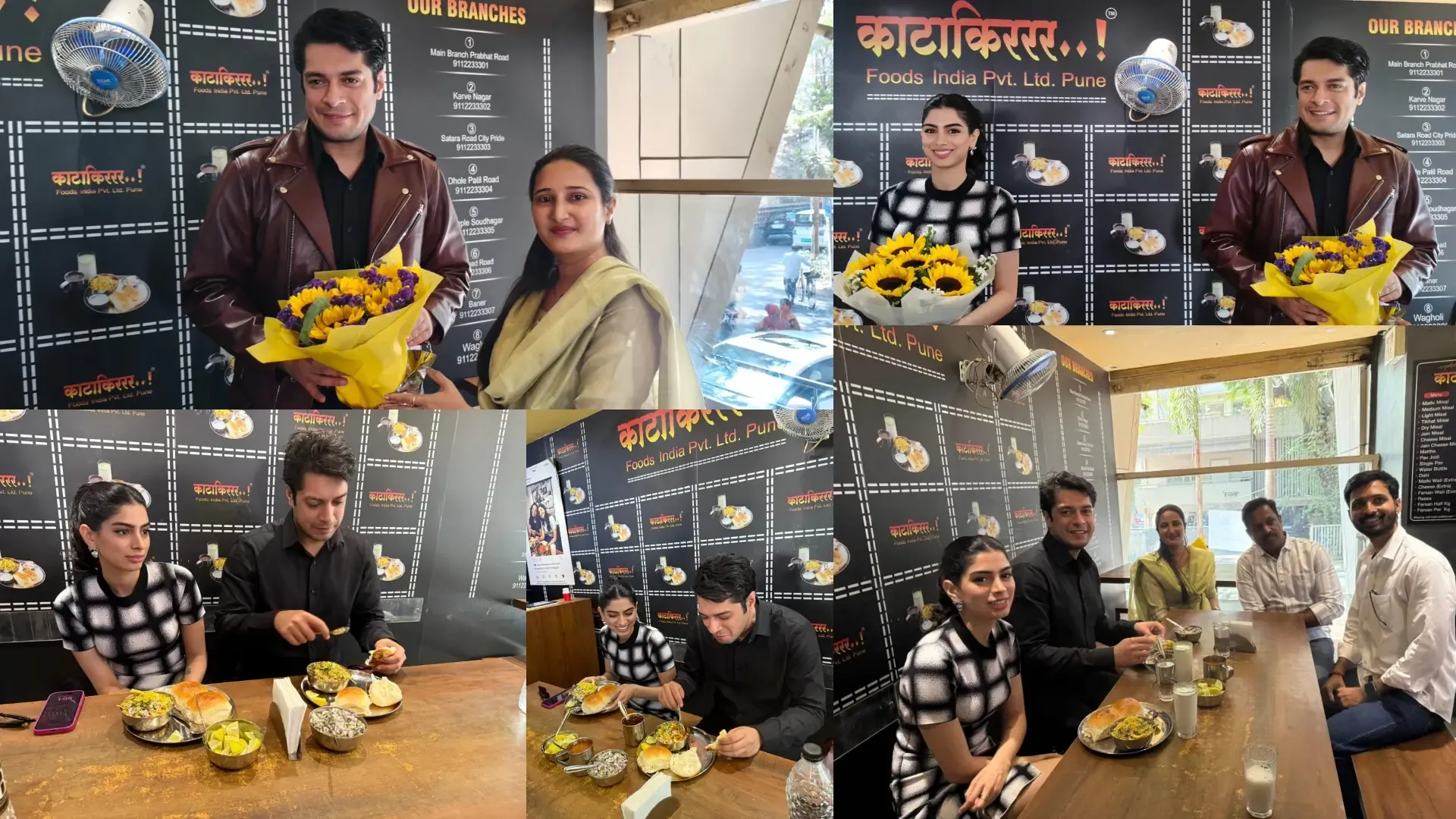 Junaid Khan and Khushi Kapoor Indulge in Pune's Misal Pav During 'Loveyapa' Promotions