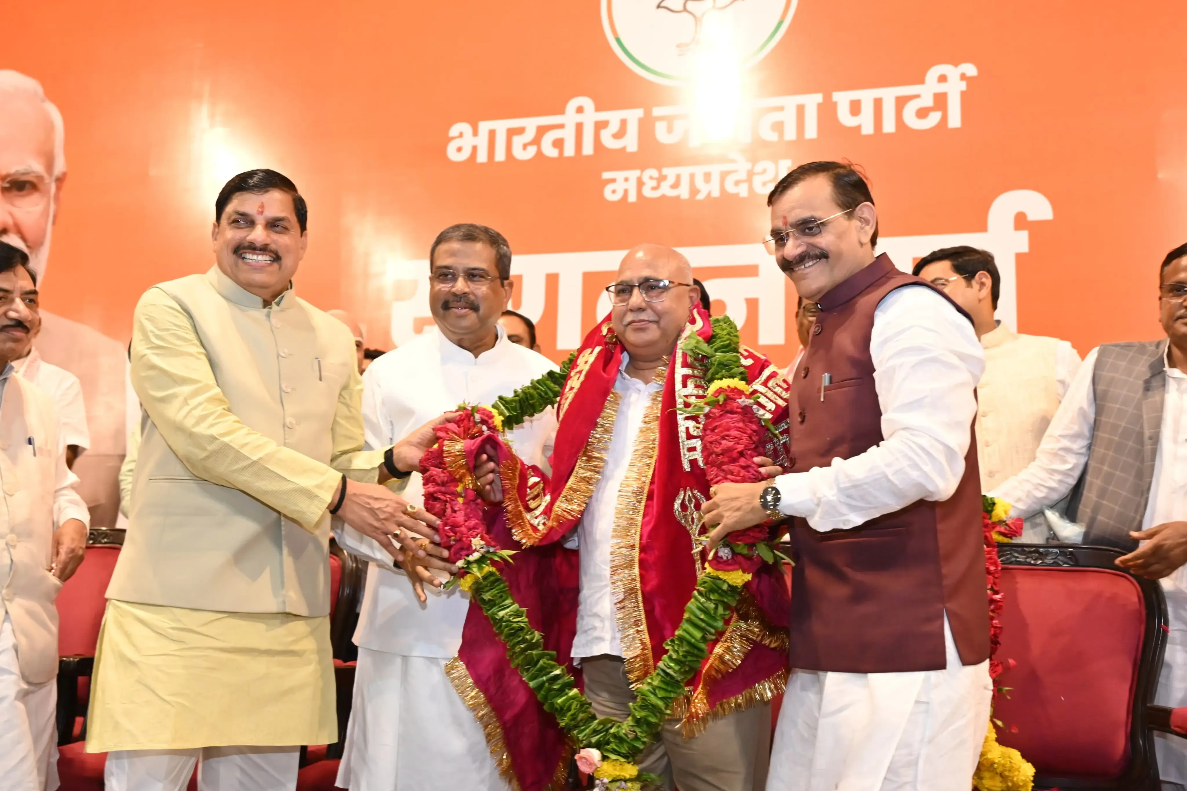 क्या हेमंत खंडेलवाल बने नए अध्यक्ष? केंद्रीय मंत्री धर्मेंद्र प्रधान ने किया ऐलान