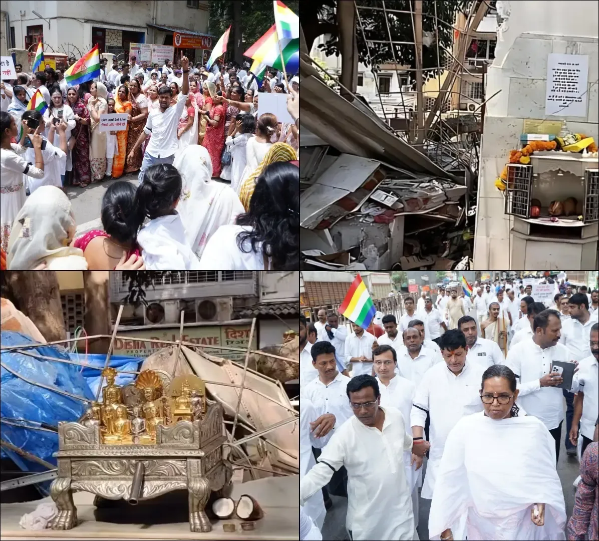 Demolition of Historic Jain Temple Sparks Outrage in Mumbai
