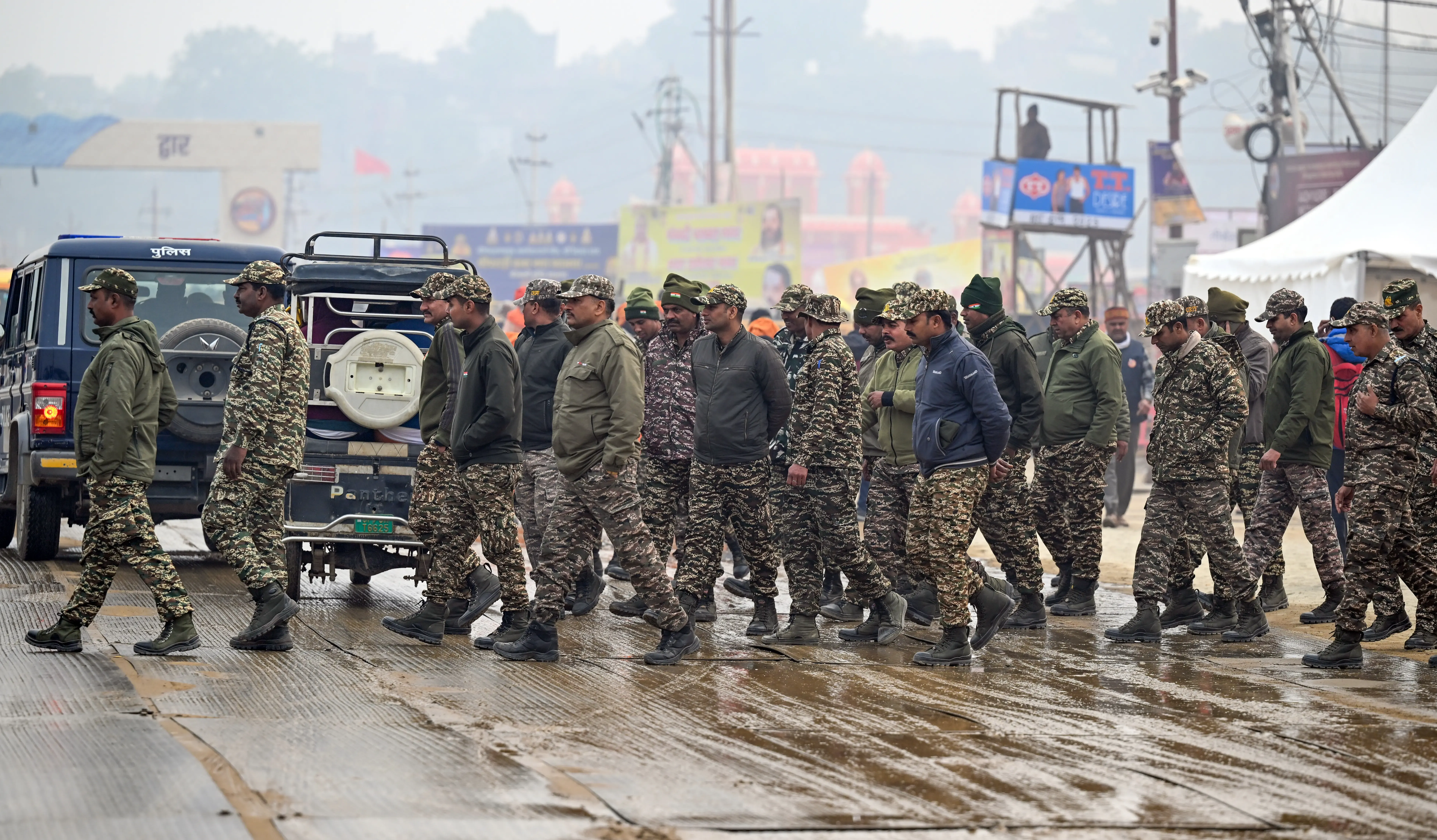 Maha Kumbh 2025: Extensive Security Measures as Millions of Pilgrims Gather for Sacred Dip