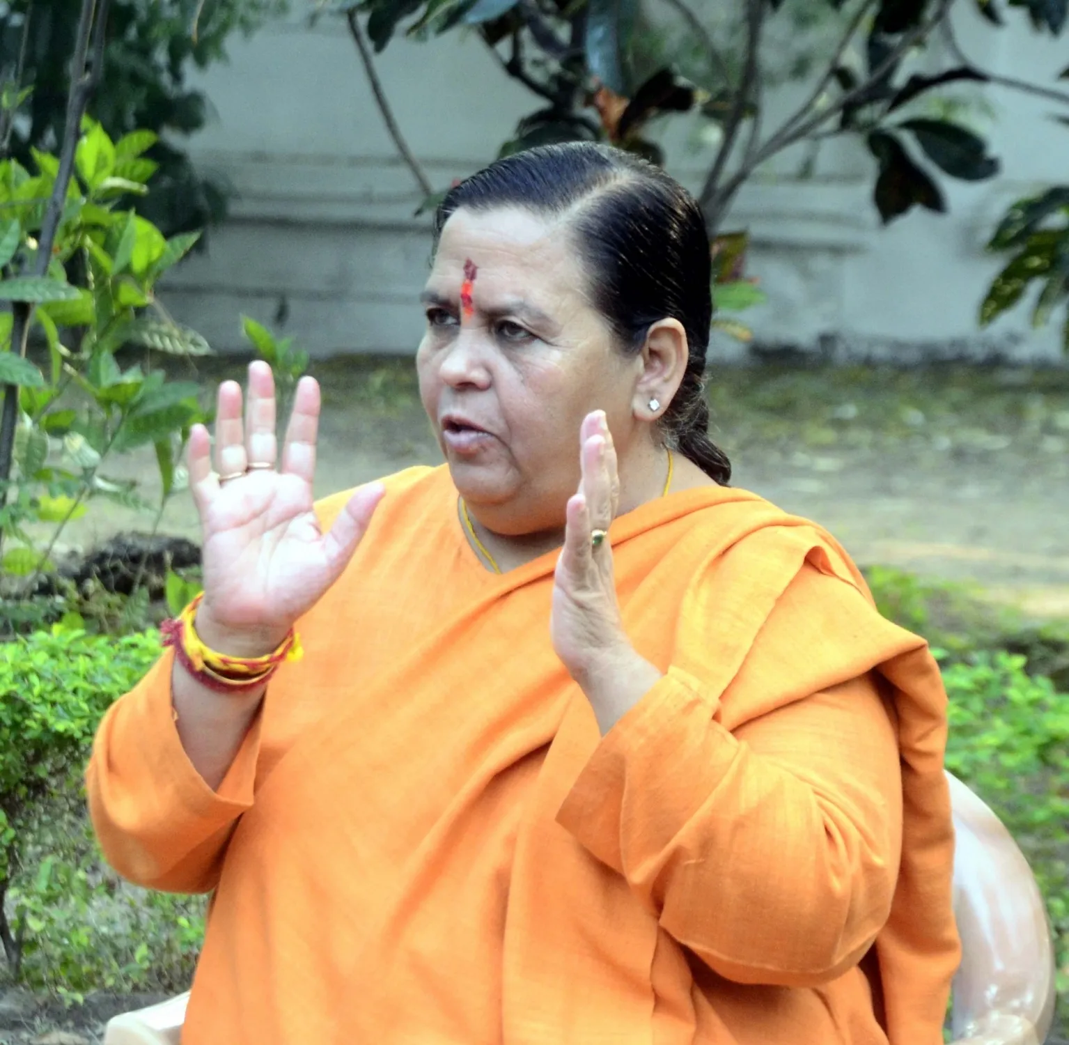 क्या उमा भारती ने महाकाल की शरण में जाकर हिंदू राष्ट्र और हिंदू राज्य में फर्क बताया?