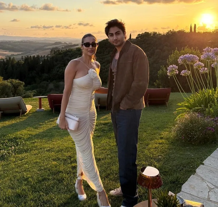 Is Malaika Arora Enjoying Quality Time with Son Arhaan in Tuscany?