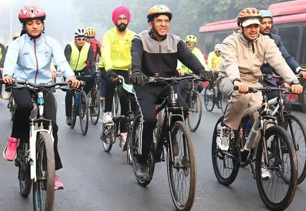Dr. Mandaviya Launches the 'Fit India Cycling Initiative'