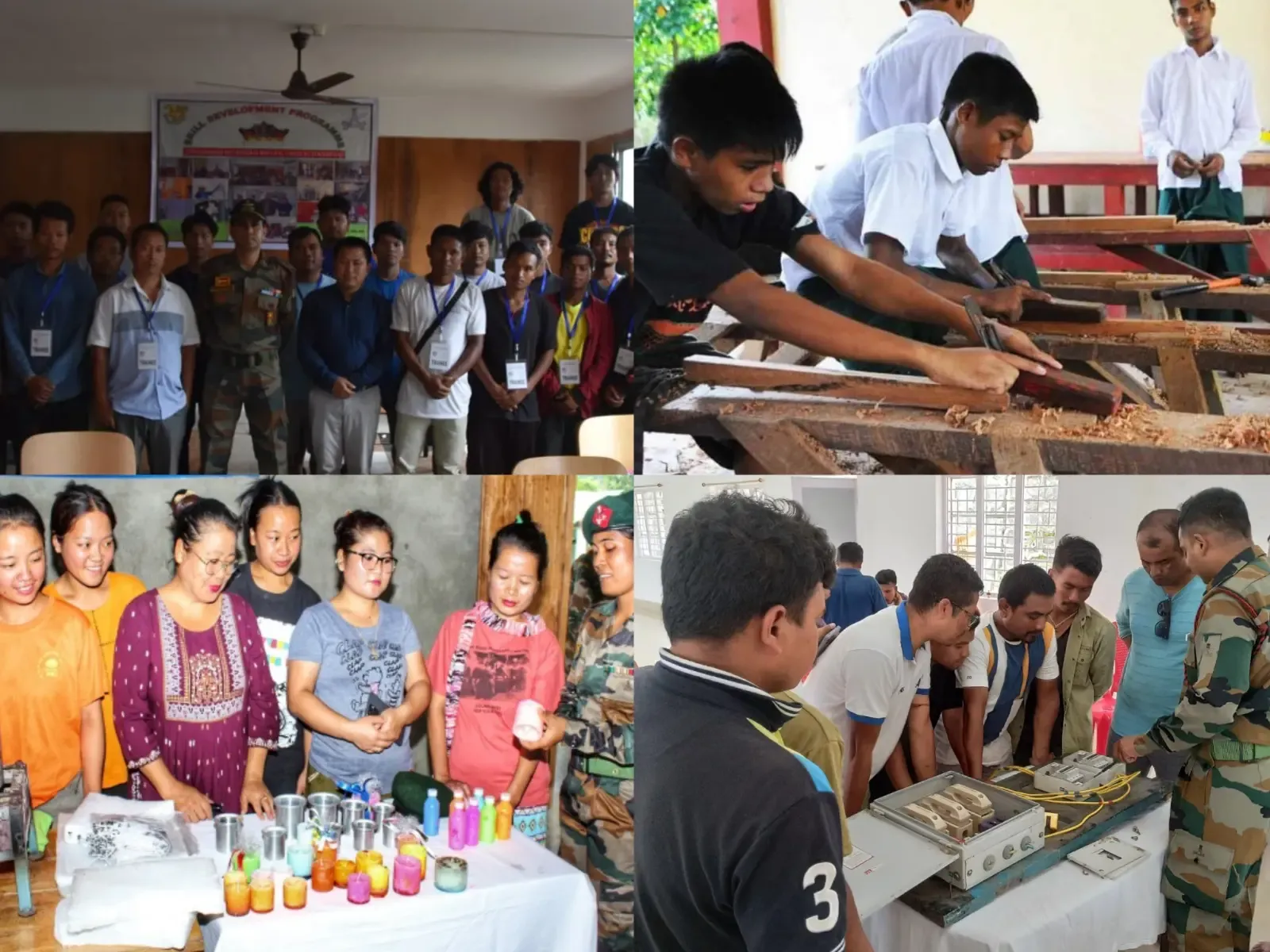Assam Rifles Trains Over 600 Individuals in Manipur to Foster Employment Opportunities