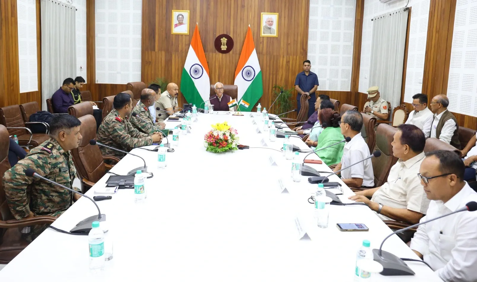 Did Manipur Guv Show Support for the Armed Forces?