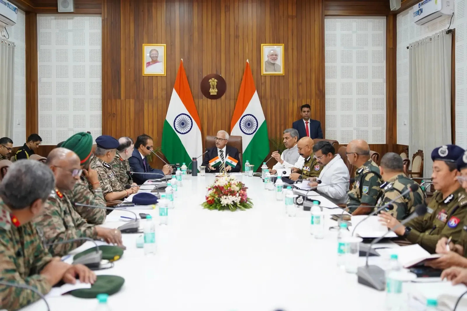 Manipur Governor Assesses State's Law and Order