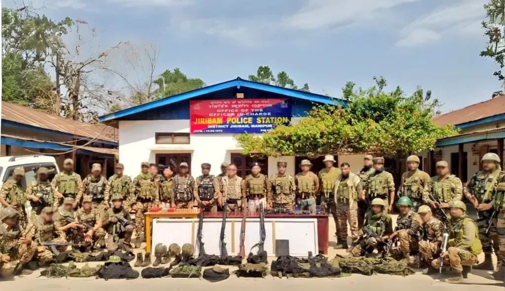 Manipur Arms Recovery: Army and Security Forces Retrieve Insas Rifles, Grenades, and More