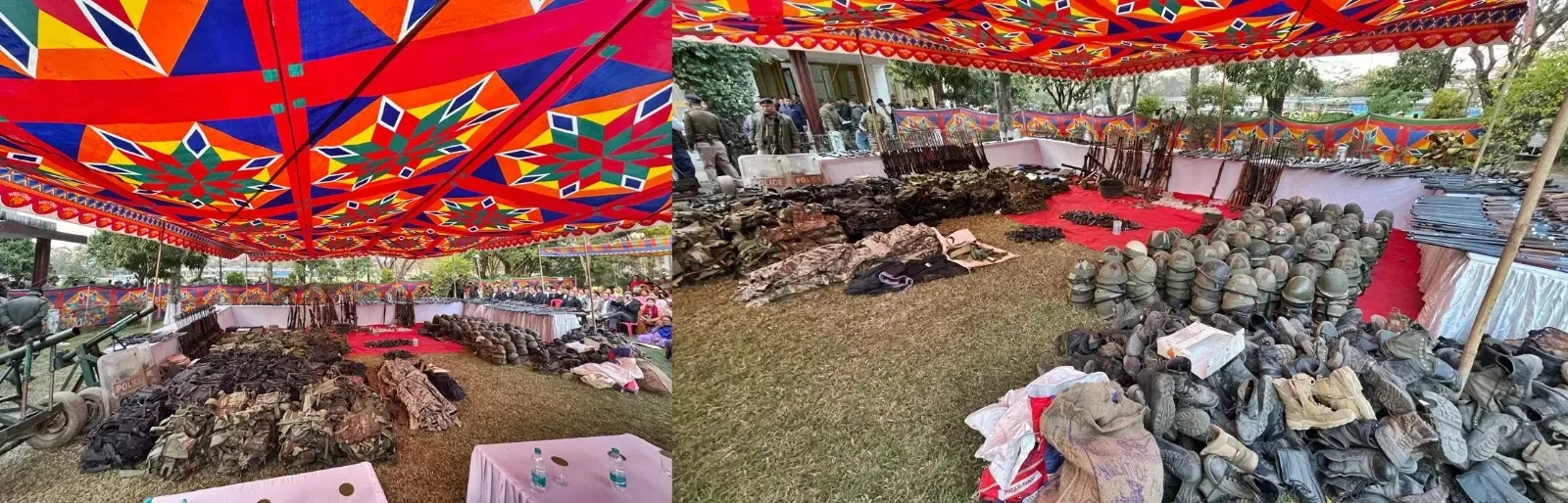 Manipur: Additional 307 Looted Arms and Ammunition Surrendered Ahead of Deadline