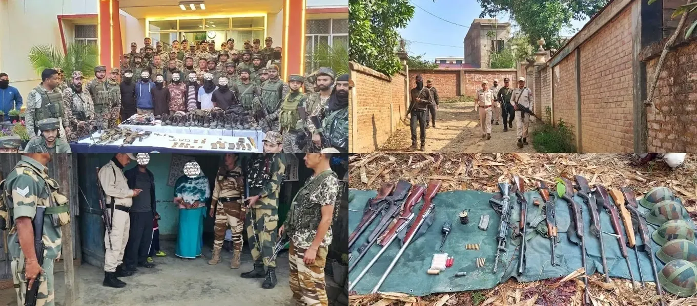Manipur Police Detain Eight Militants and Free Three Women