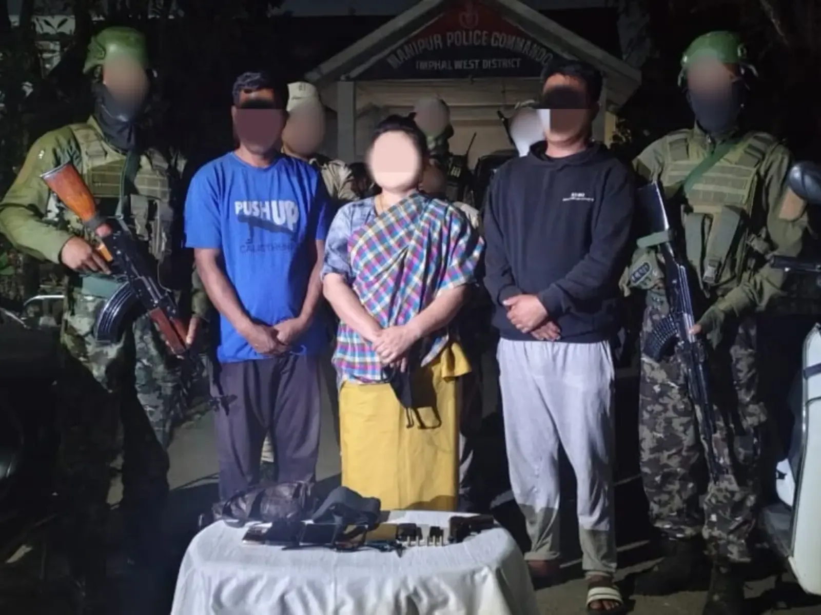 What Did Security Forces in Manipur Recover and Who Was Arrested?