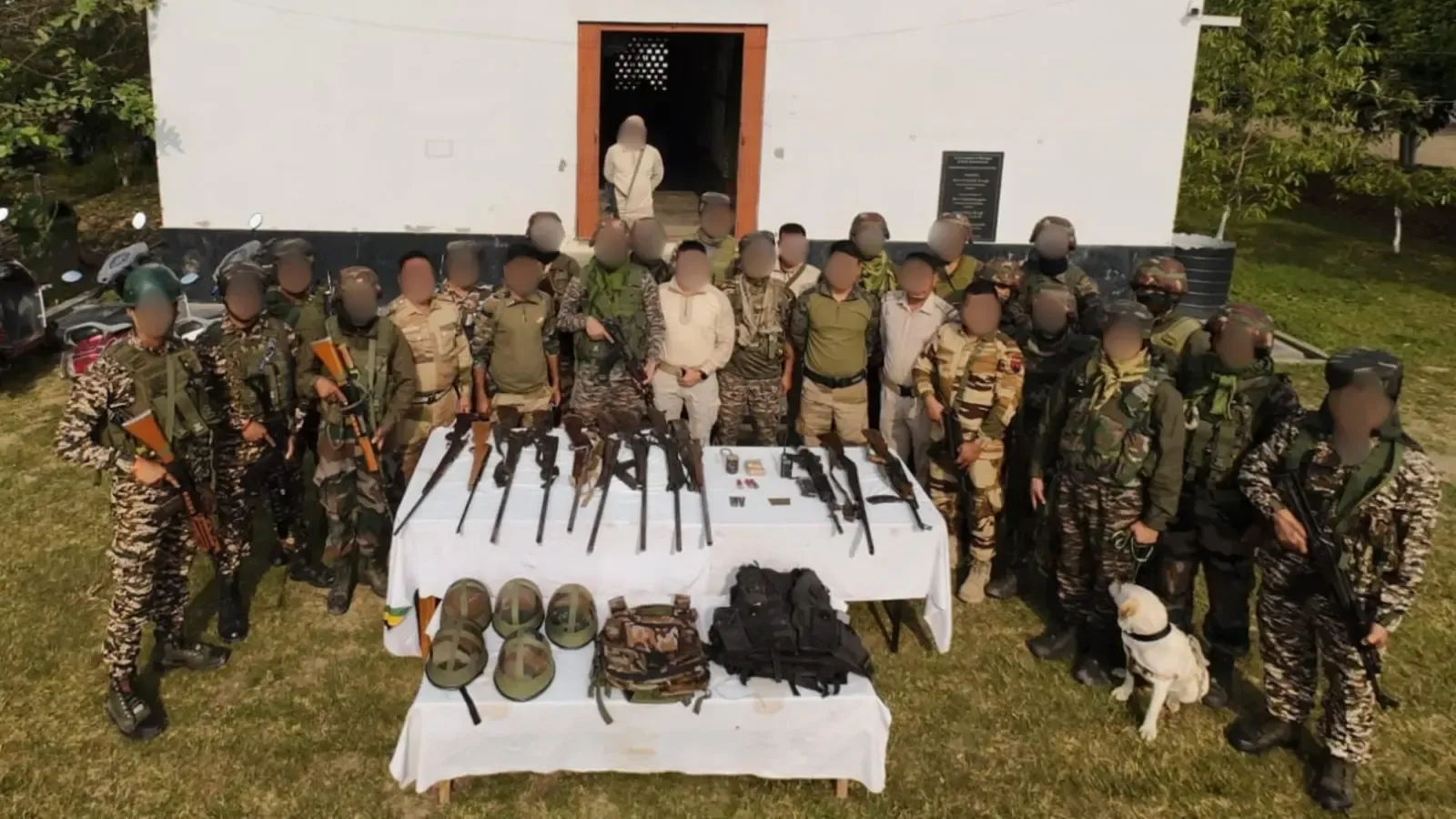 Manipur: Security Forces Seize Weapons and Arrest Nine