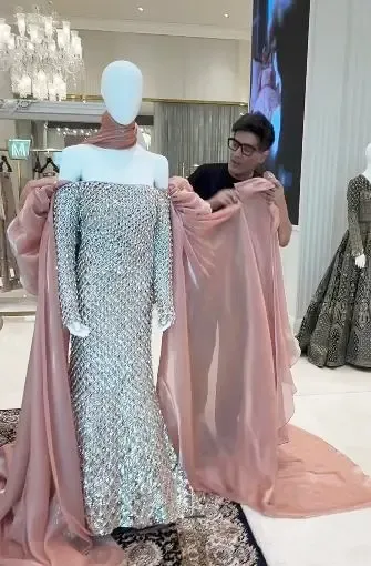 Manish Malhotra Offers a Glimpse of His Opulent Boutique in Dubai