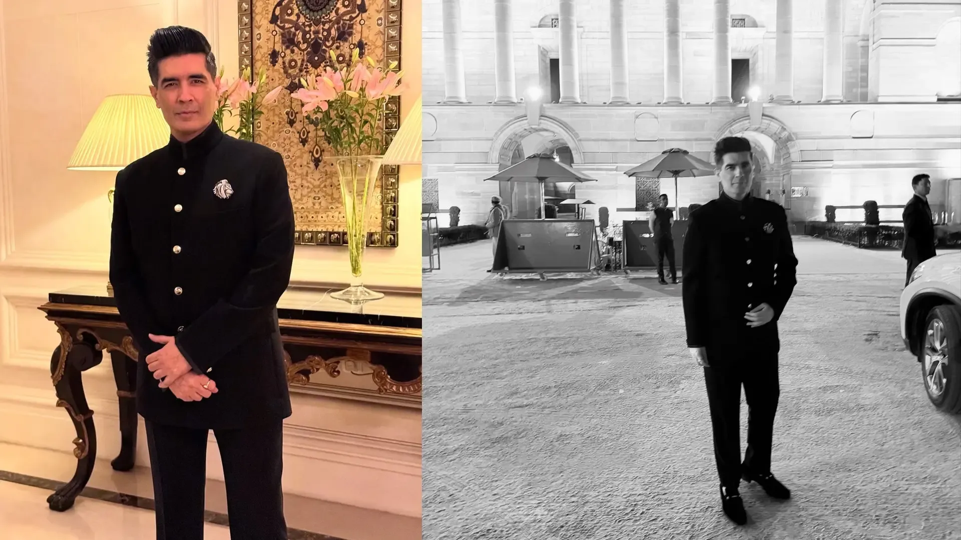 Fashion Designer Manish Malhotra's Visit to Rashtrapati Bhavan