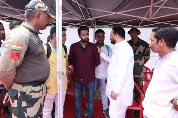 How Did the Martyred BSF Officer's Mortal Remains Reach Patna with Full State Honours?