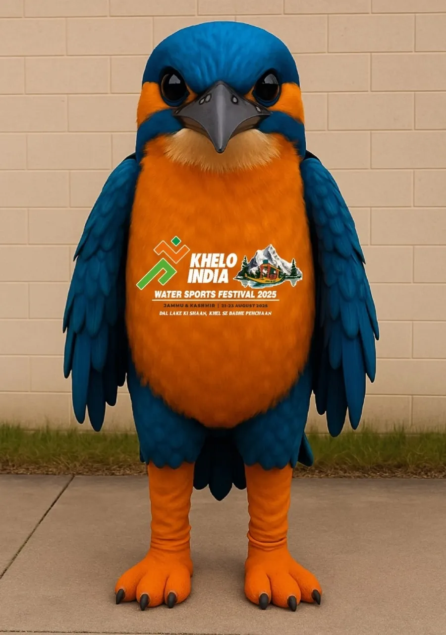 What is the New Mascot for the Khelo India Water Games Festival?