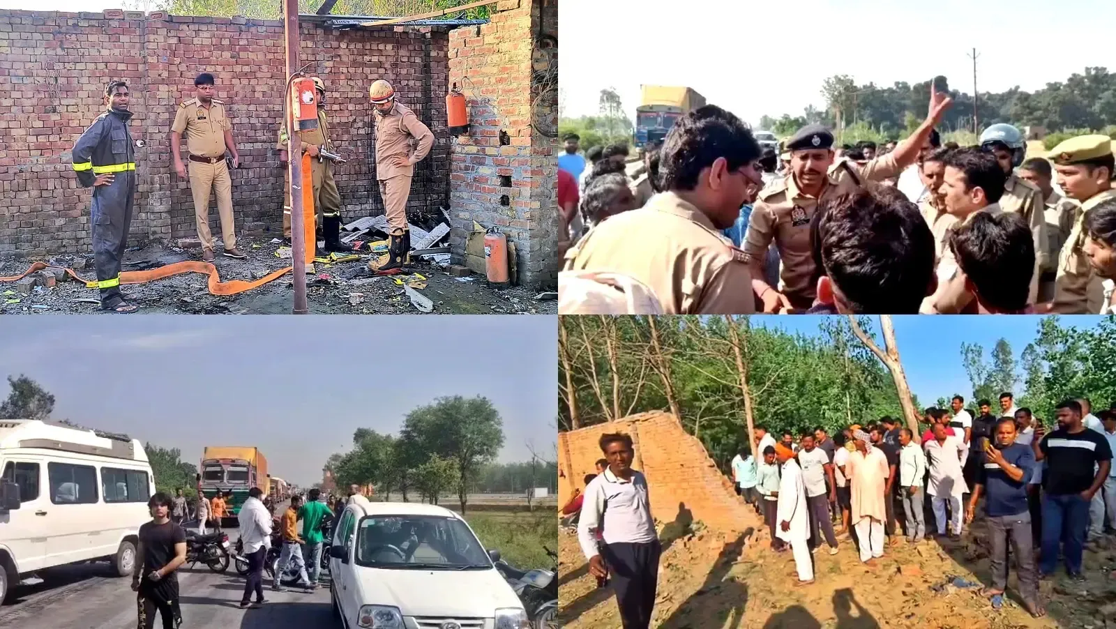 Tragic Firecracker Factory Explosion Claims Lives in Deoband, Saharanpur