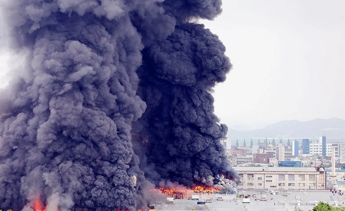 What Caused the Massive Fire at Kumho Tire's Plant in South Korea?