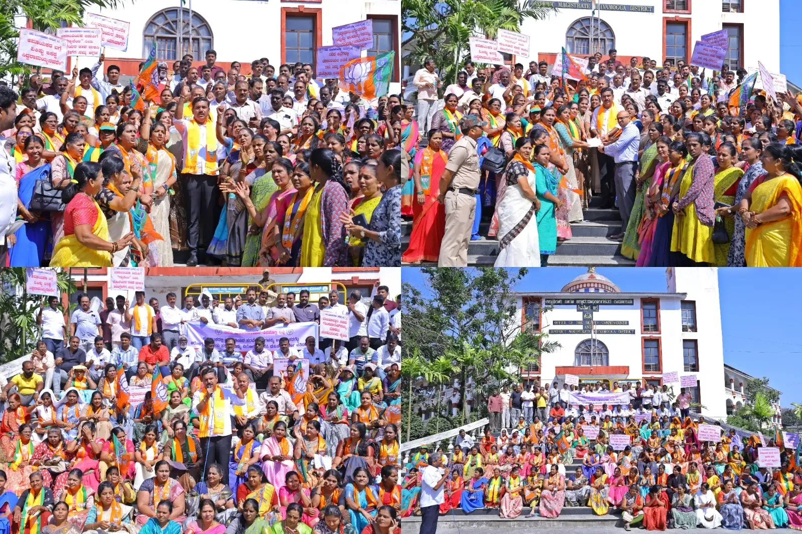 Karnataka BJP Protests Against Congress Over Maternal Deaths, Demands Rs 25 Lakh Aid for Victims' Families